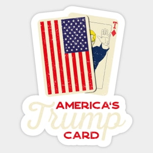 America's Trump Card Sticker